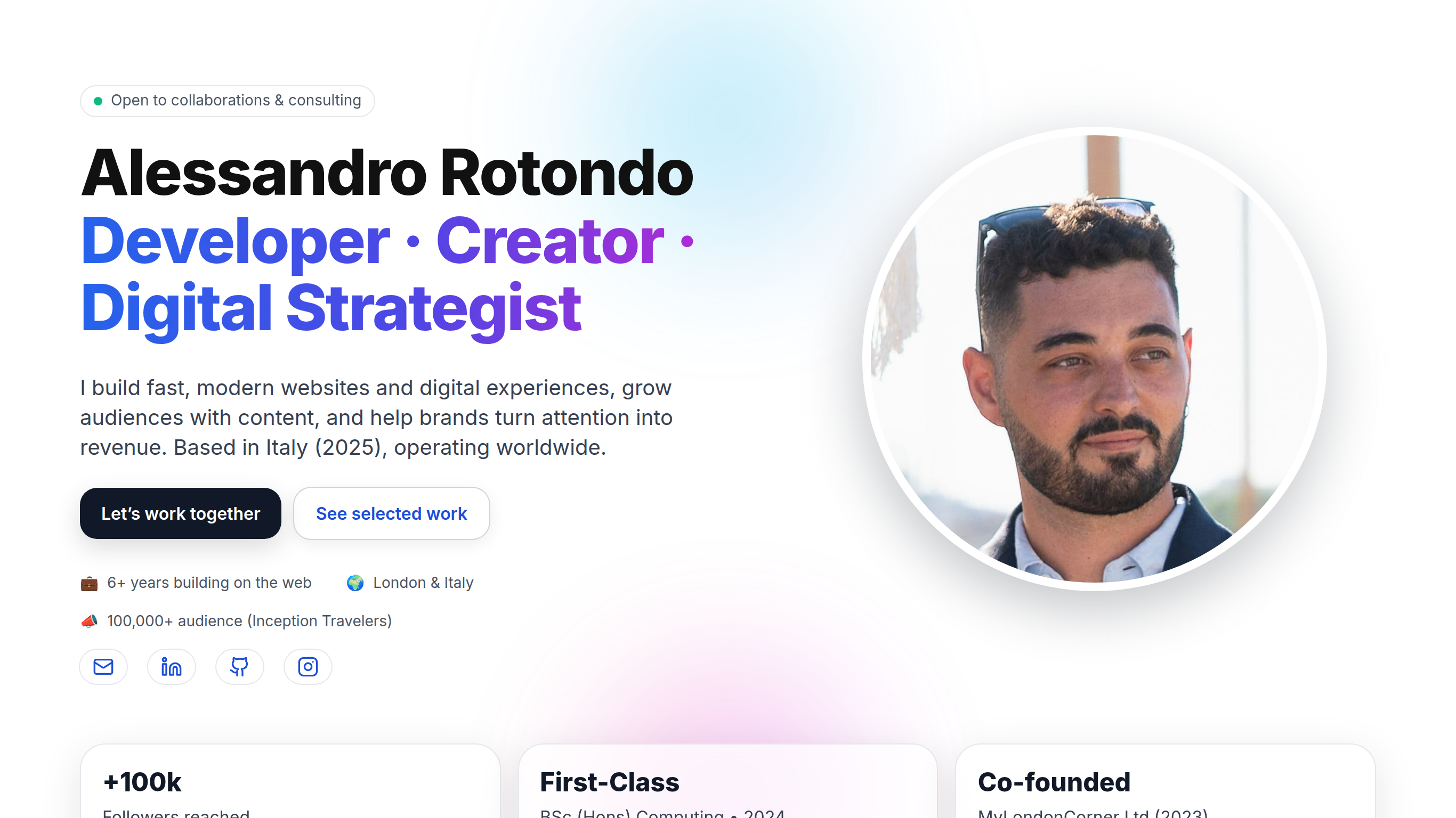 Portfolios — www.rotondoalessandro.com